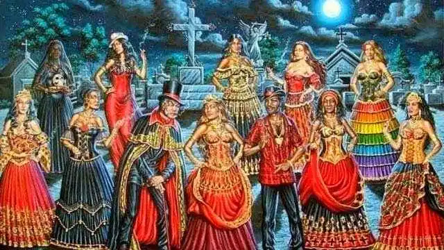 Imagem representativa da falange dos Povos de Rua no centro espiritual do Pai de Santo em Maceió.